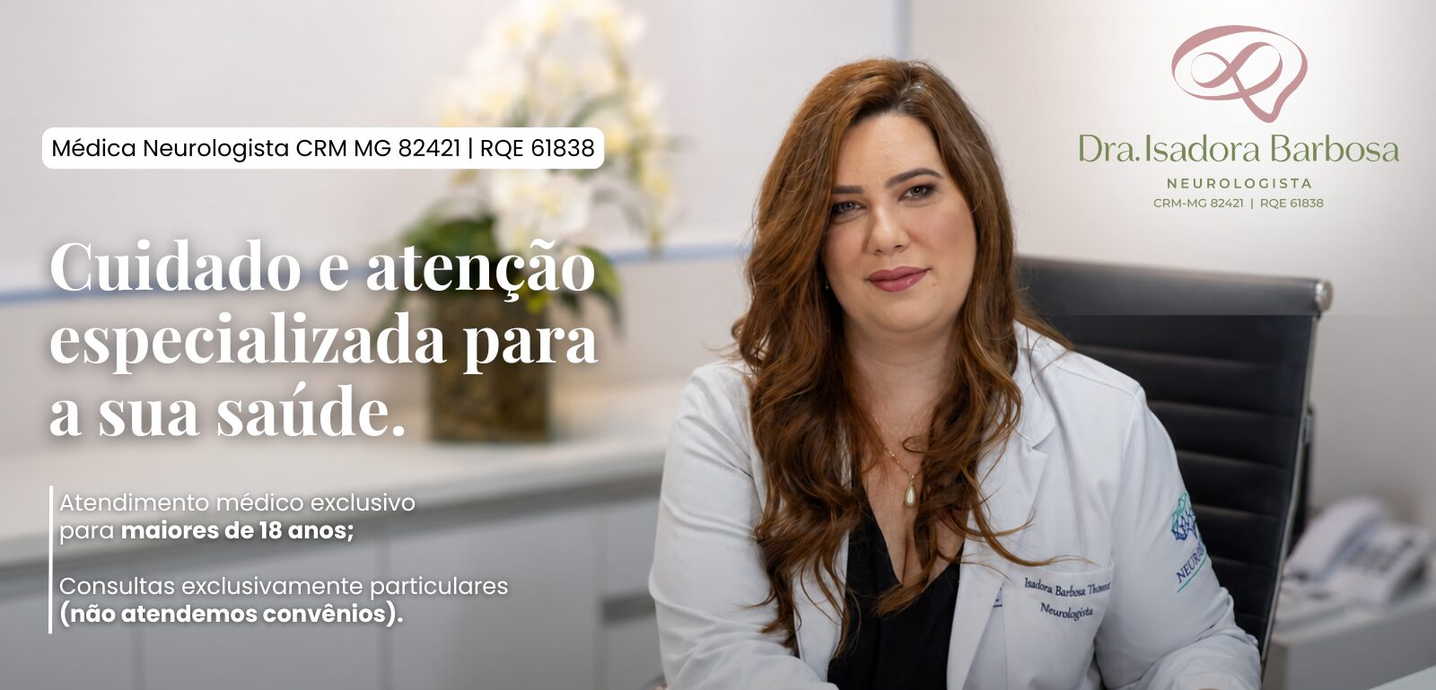 Dra. Isadora Barbosa, médica neurologista